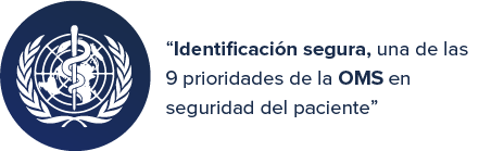 identificación del paciente oms