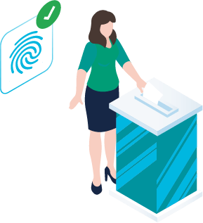 control de votaciones con biometria